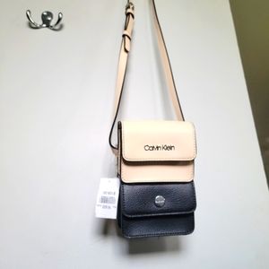 NWT- Calvin Klein Two-Toned Belt bag